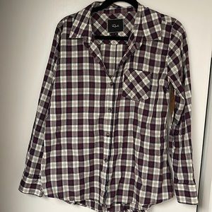 Rails Plaid Button Down - women’s sz M